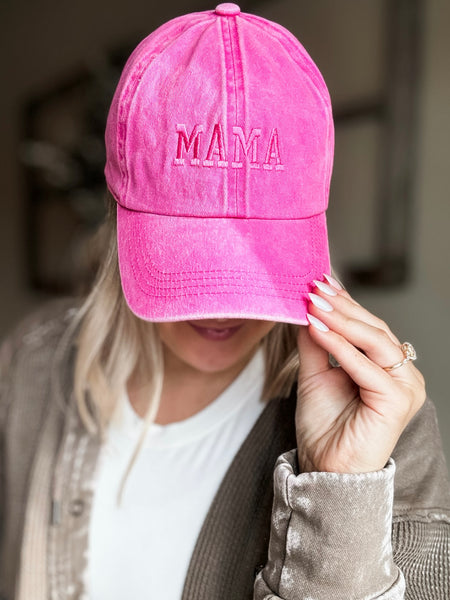 Embroidered Mama Cap