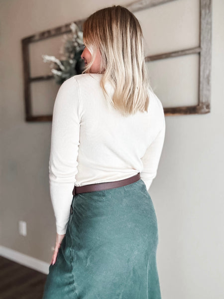 Bellarose Ribbed Knit Top
