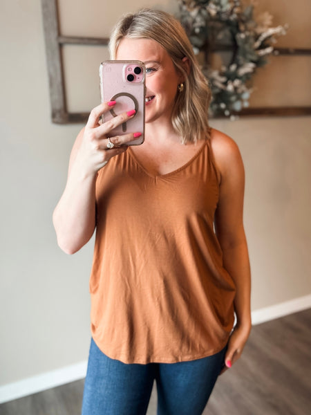 Meesa Modal Cami Top - Camel