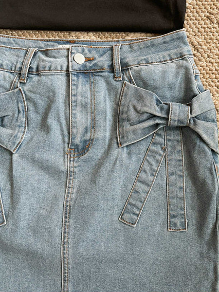 Charli Denim Mini Skirt