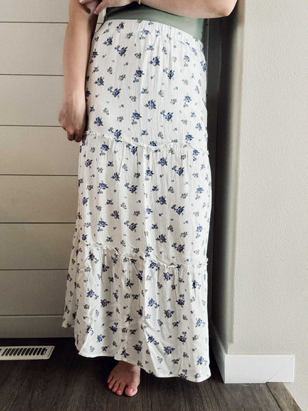 Celia Floral Maxi Skirt - SIZE SMALL