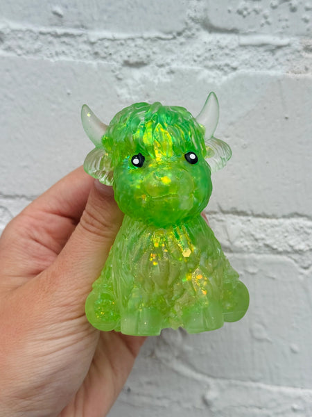 Highland Cow Squishy - Green