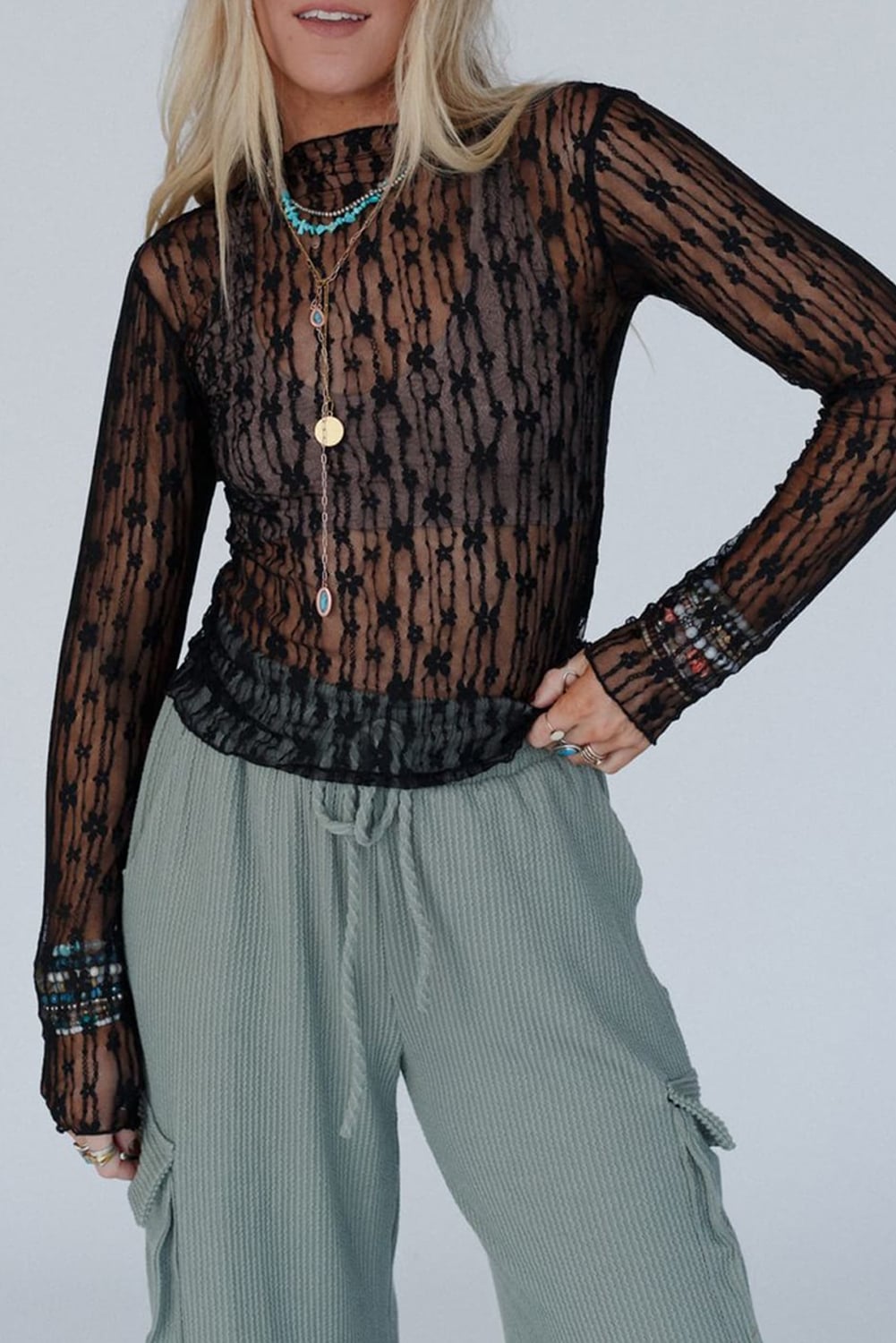 Ever After Floral Lace Top