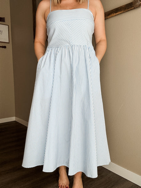 Bayside Brunch Midi Dress - SIZE MEDIUM