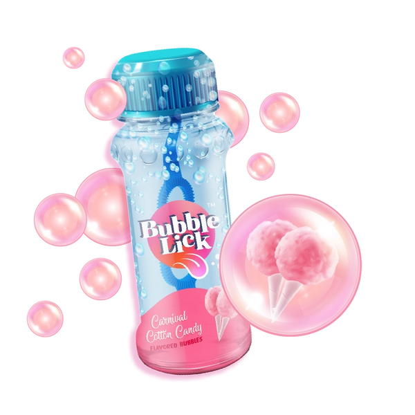 BubbleLick Flavored Bubbles - Cotton Candy