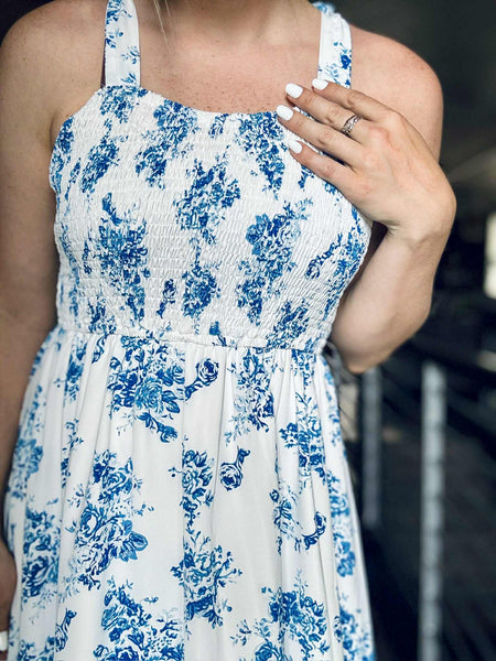 Lydia Floral Maxi Dress - SIZE MEDIUM