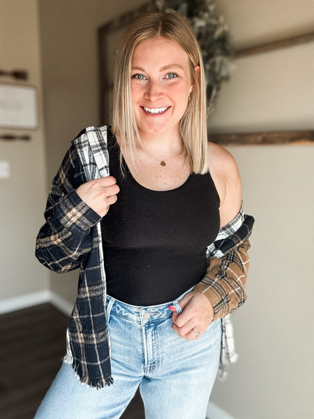 PREORDER Phoebe Mixed Plaid Shacket