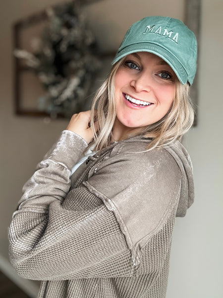 Embroidered Mama Cap