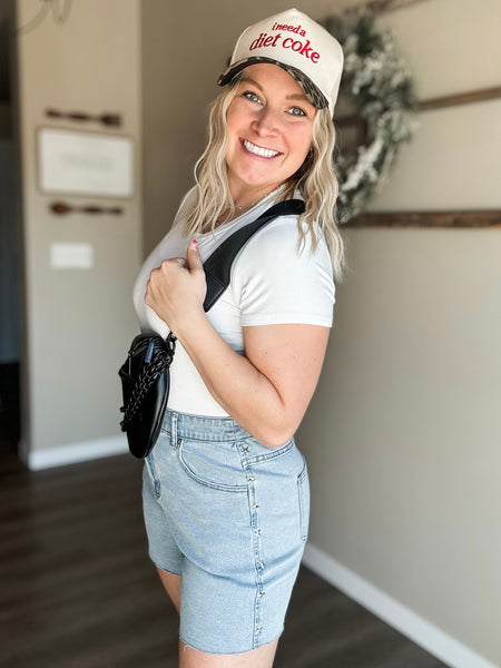 Lucky Star Denim Shorts