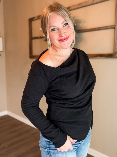 Zosia One Shoulder Knit Top
