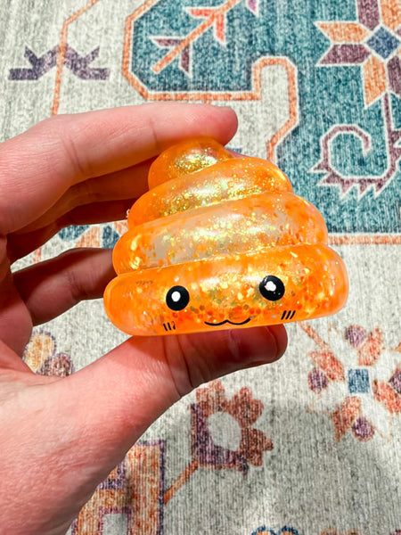 Poop Squishy - Orange