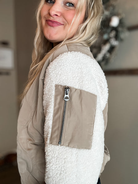 Aero Quilted Bomber Jacket