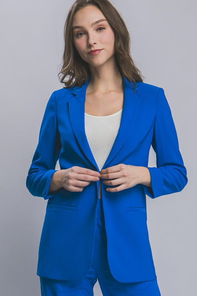 Margot Oversized Blazer - Azure