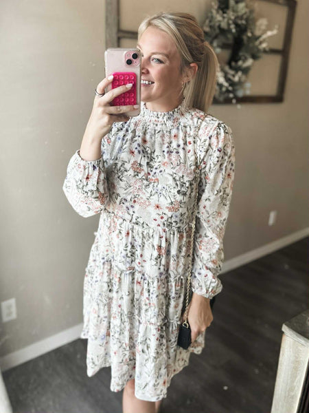 Carys Floral Dress - SIZE SMALL