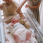 Soft Snuggles Muslin Swaddle - Teddy Bear