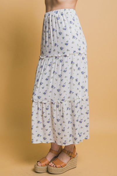 Celia Floral Maxi Skirt - SIZE SMALL