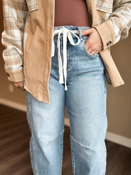 Olson Barrel Drawstring Denim