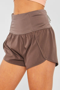 Renae Activewear Shorts - Cocoa