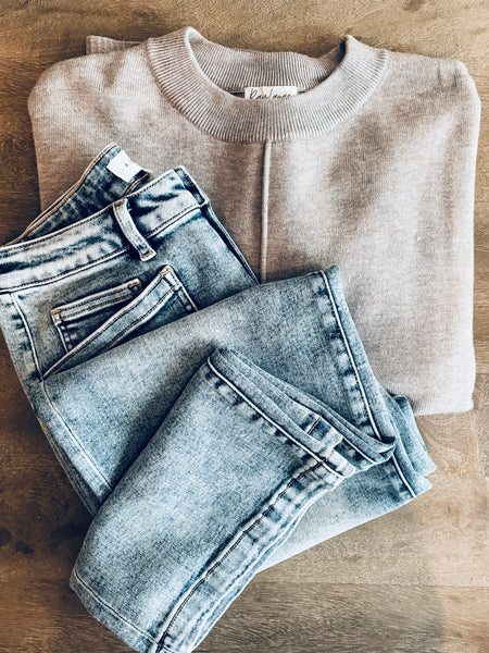 Frankie Slouchy Patch Pocket Jeans