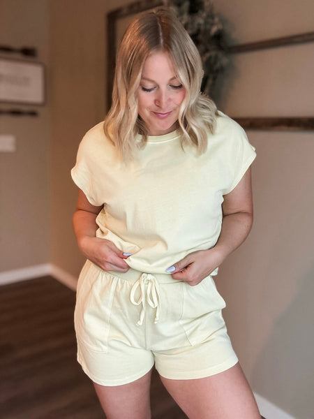 Jessla Two Piece Set - Banana Yellow