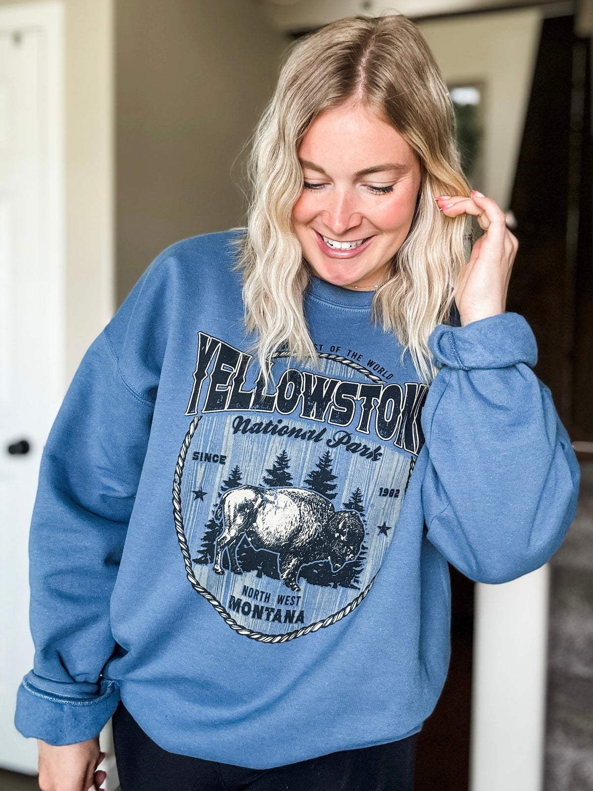 Yellowstone Buffalo Graphic Sweatshirt