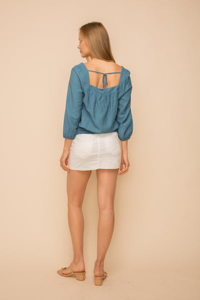 Clara Square Neck Blouse