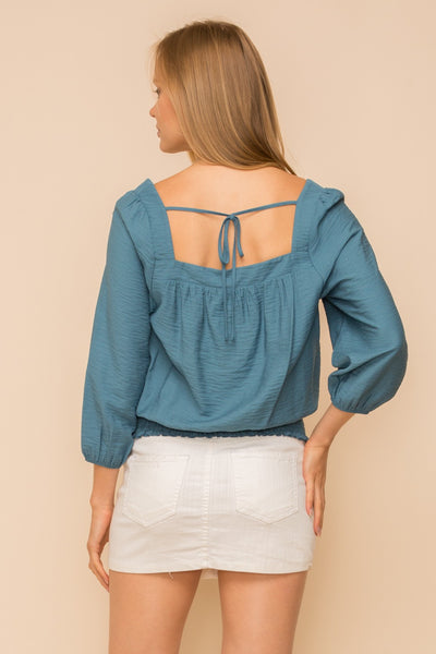 Clara Square Neck Blouse