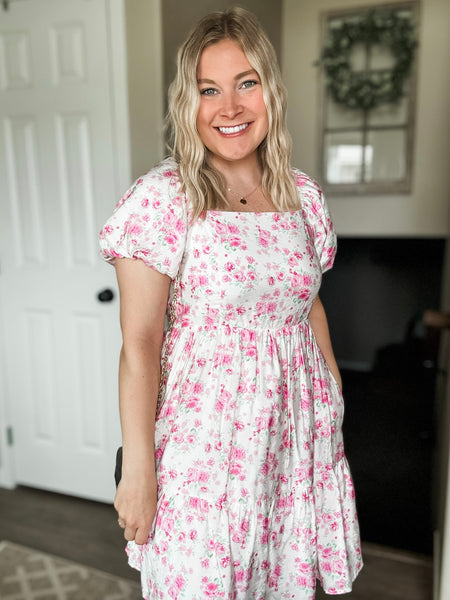 PREORDER Petal Promise Floral Ribbon Dress