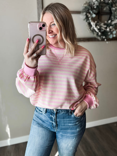 Lillia Striped Sweatshirt