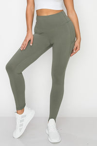 Lara Leggings - Grey Sage