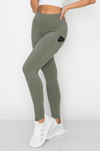 Lara Leggings - Grey Sage