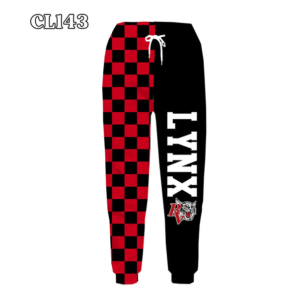 PREORDER Spiritwear Checkered Split Leg Bottom - LYNX