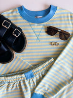 Tansy Stripe Lounge Set - SIZE MEDIUM