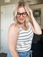 Scottie Stripe Tank Top