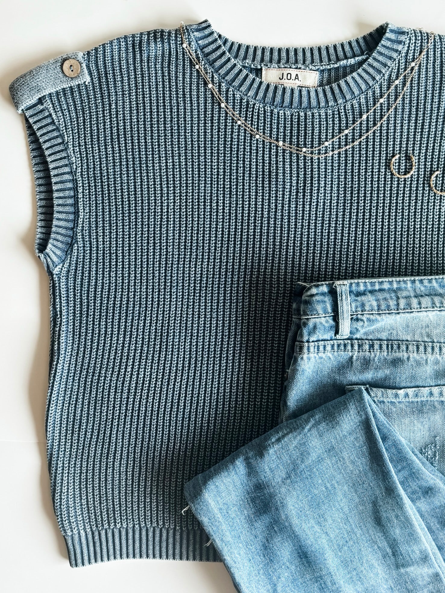 Dempsey Acid Wash Sweater