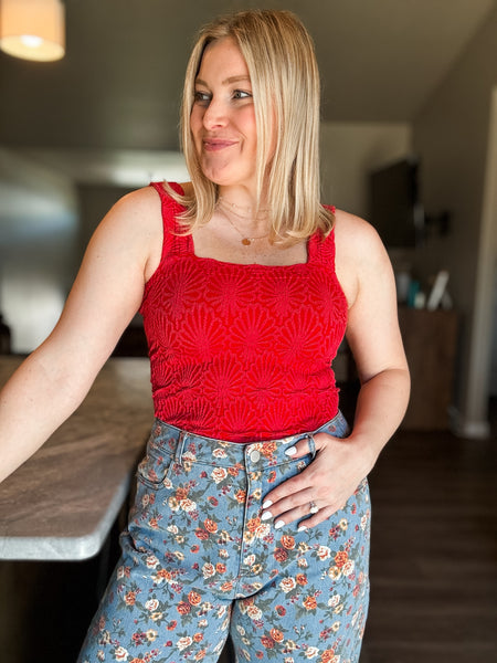 Painted Prairie Barrel Jeans