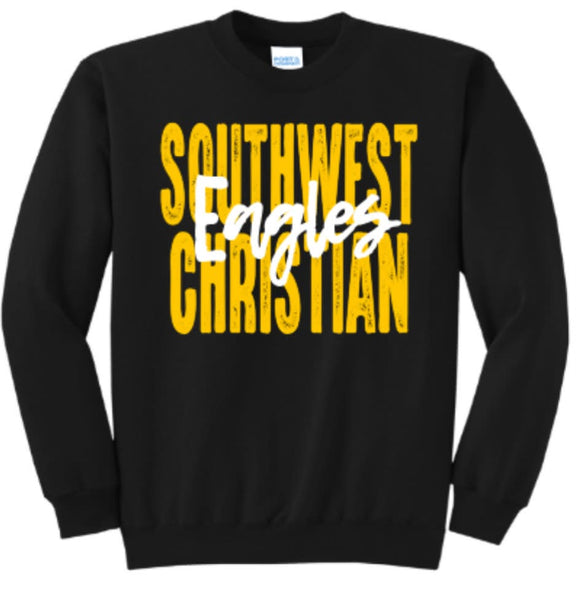 PREORDER Spiritwear Crewneck Sweatshirt - Southwest Christian Eagles