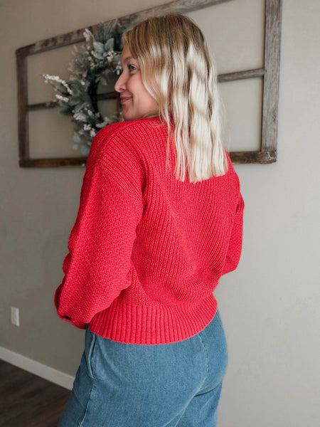 Lilibet Textured Knit Cardigan