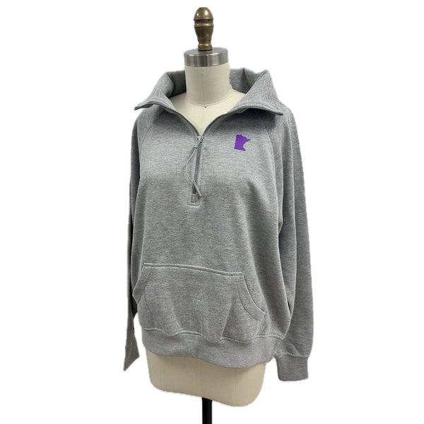 Kickoff Crew Half-Zip Sweatshirt - SIZE LARGE