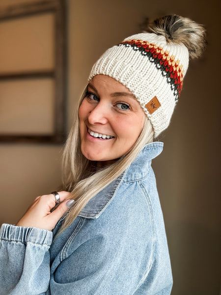 Addyson Pom Beanie - 4 Color Options