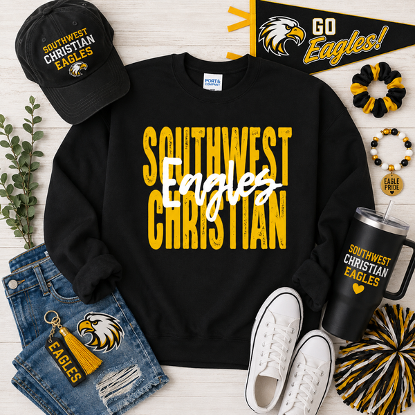 PREORDER Spiritwear Crewneck Sweatshirt - Southwest Christian Eagles