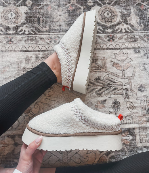Lucille Sherpa Slip Ons