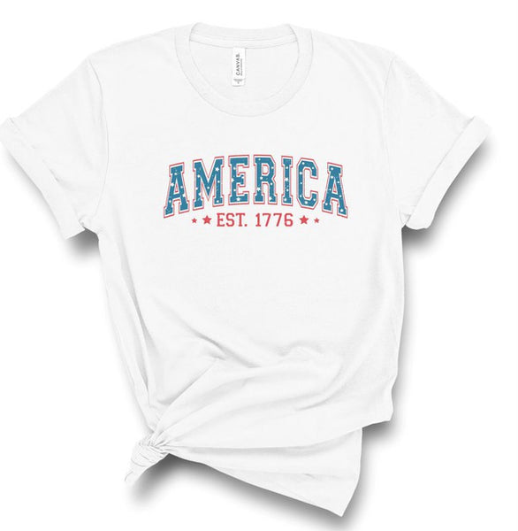 America Graphic Tee - SIZE SMALL