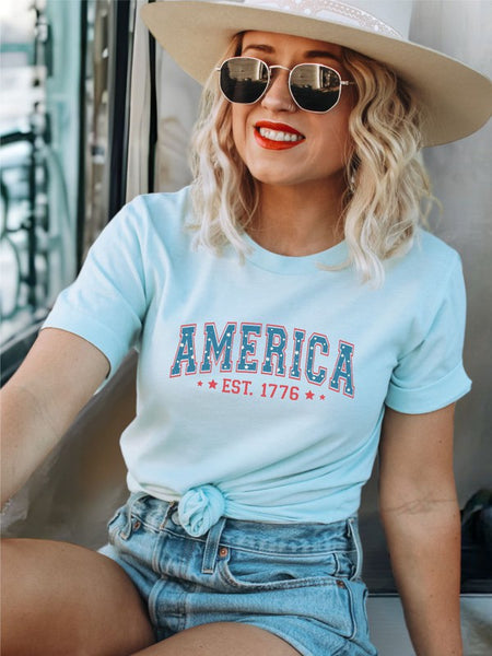 America Graphic Tee - SIZE SMALL