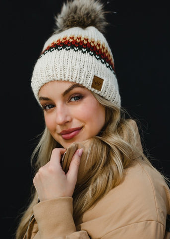 Addyson Pom Beanie - 4 Color Options