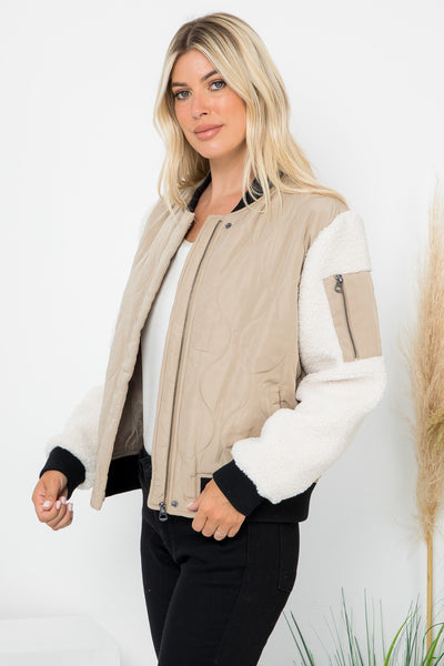 Aero Quilted Bomber Jacket