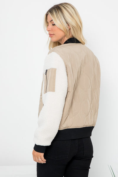 Aero Quilted Bomber Jacket