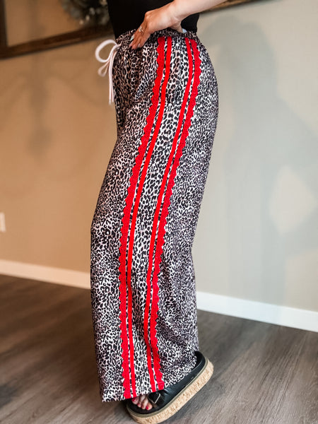 PREORDER Fierce Energy Stripe Leopard Pant
