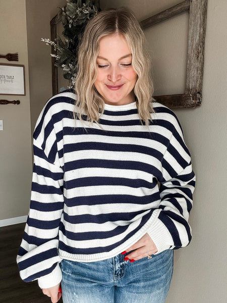 Pier Striped Sweater