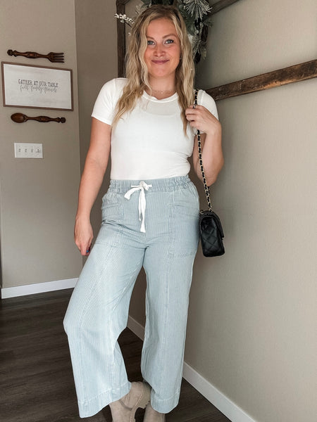 PREORDER Rylie Stripe Drawstring Pants